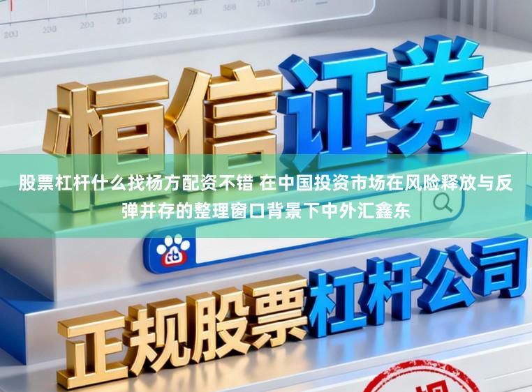 股票杠杆什么找杨方配资不错 在中国投资市场在风险释放与反弹并存的整理窗口背景下中外汇鑫东